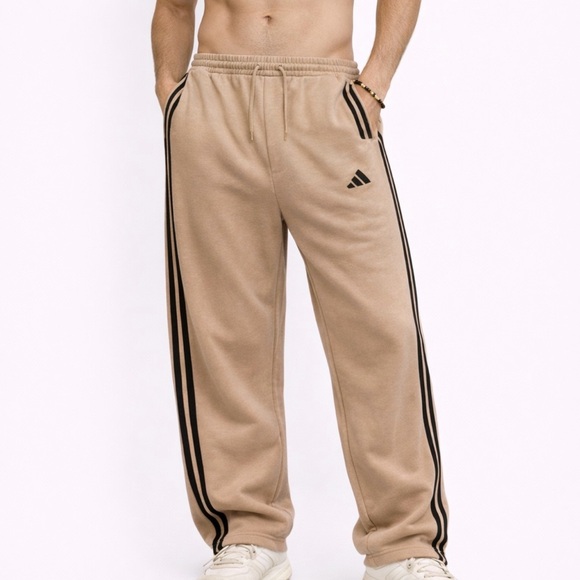 adidas Other - ADIDAS 3-Stripe Joggers XL BNWT | Tan Neutral | Athleisure Streetwear 🤎
